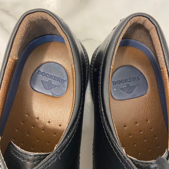 Dockers Men's 11.5 Gordon Genuine Leather Dress Casual Cap Toe Lace-up Oxford - Picture 2 of 5